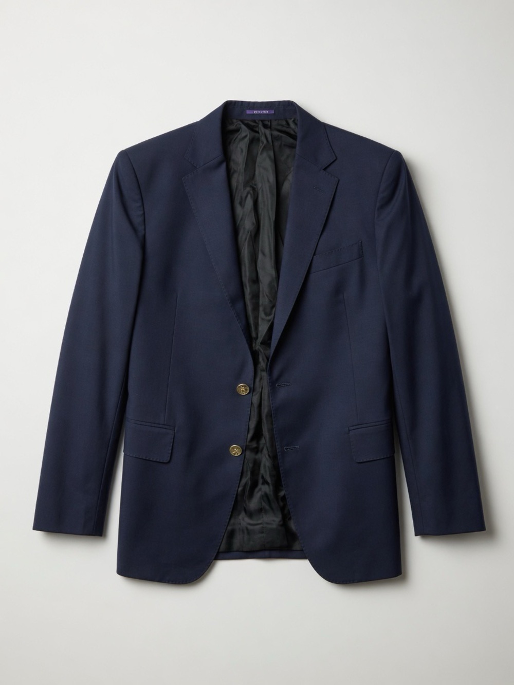 Ralph Lauren Purple Label Navy Two-Button Sport Coat